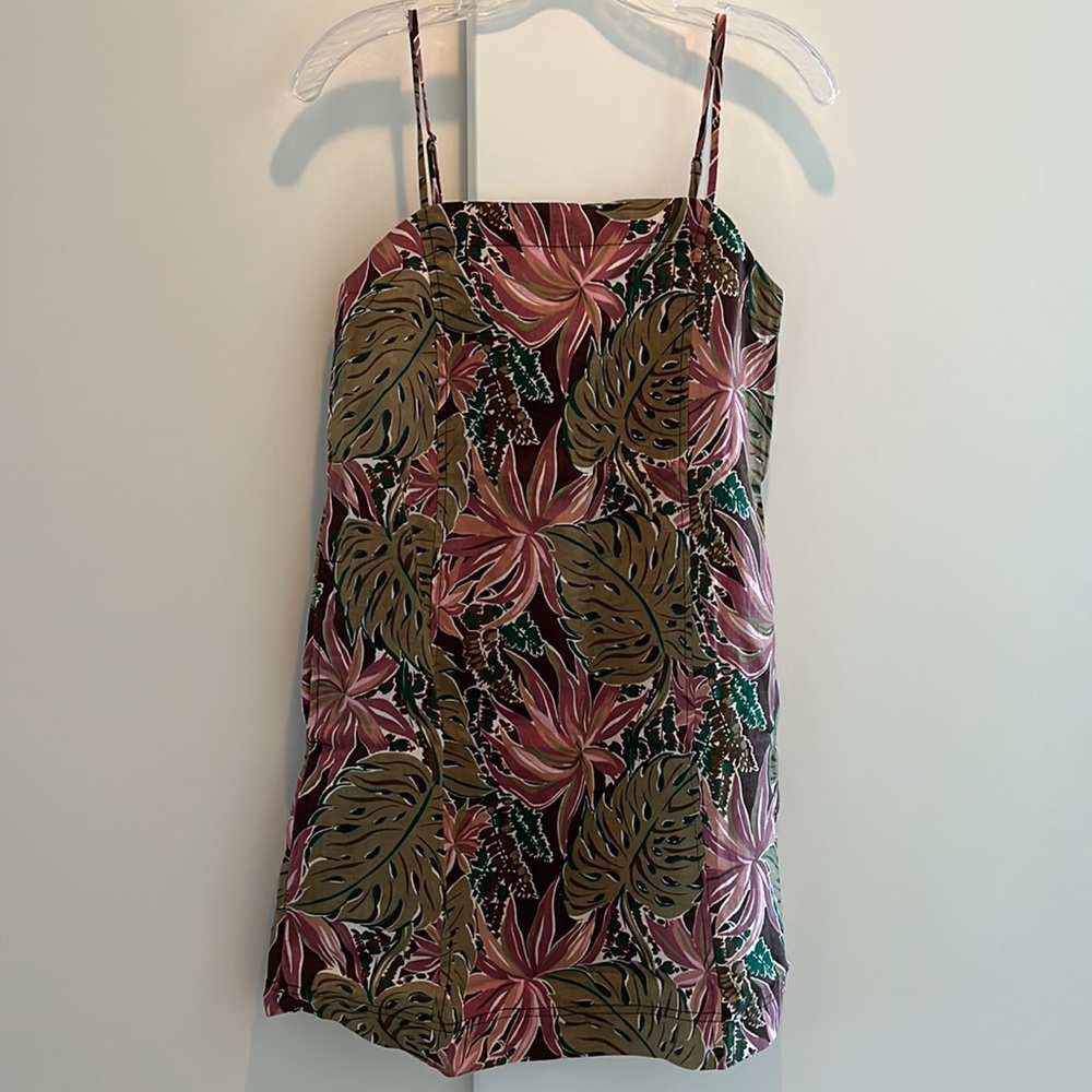 NWT Madewell Goldie Mini Dress in 100% Linen Size 2